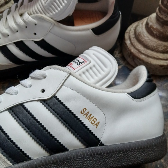 Adidas Samba White Black Sneakers 8 - Picture 9 of 12